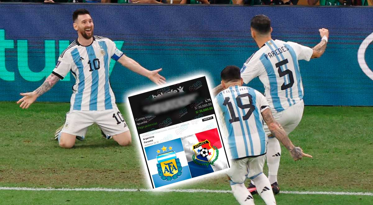 Hincha apostó 20 mil soles al Argentina vs Panamá y aseguraría un viaje de lujo por Semana Santa