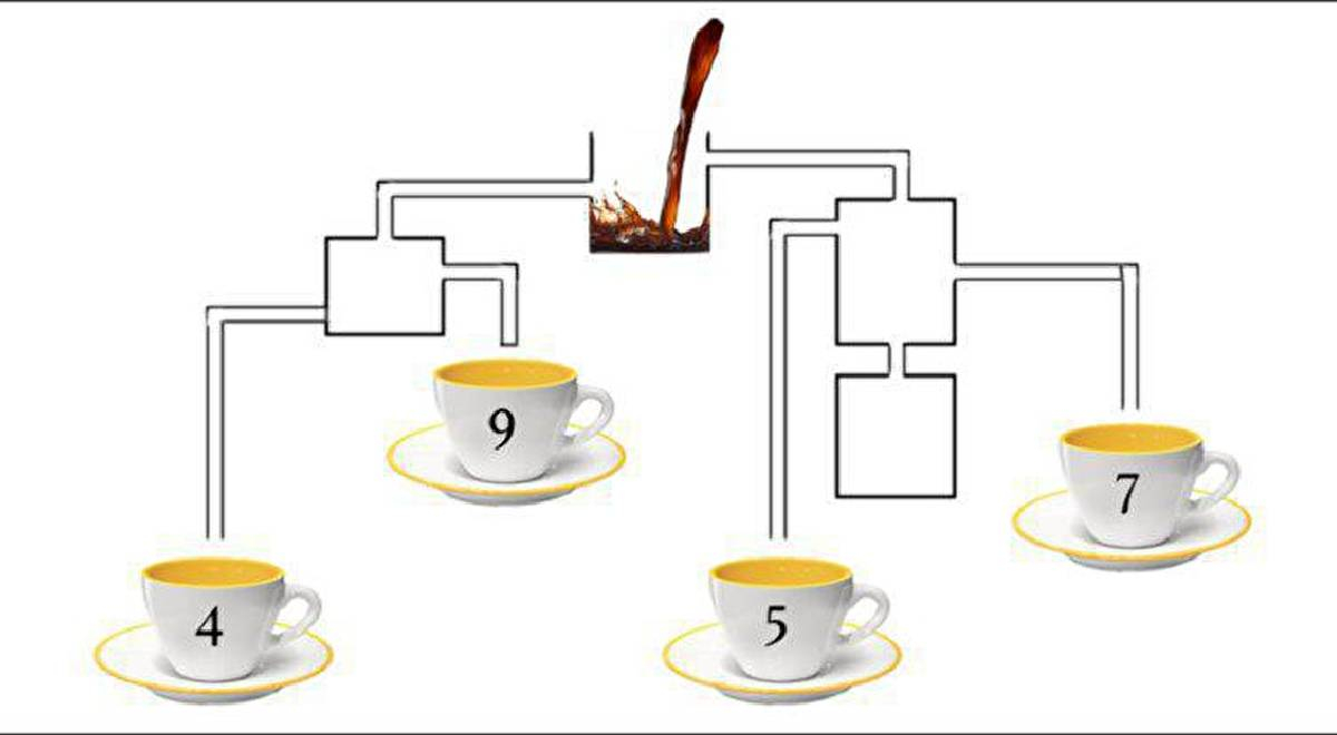 ¿A qué taza llegará más rápido el café? Supera la prueba EXTREMA en solo 5 segundos