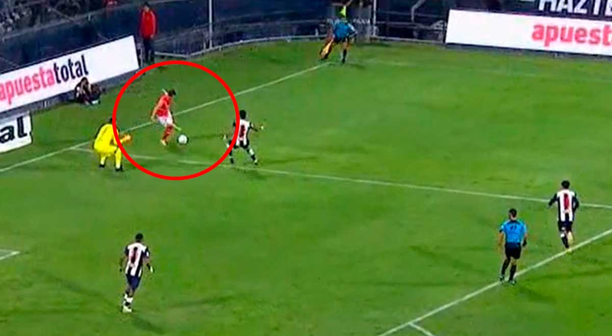 Juan Romagnoli intentó hacer una rabona cuando Cienciano iba perdiendo 2-0 con Alianza Lima