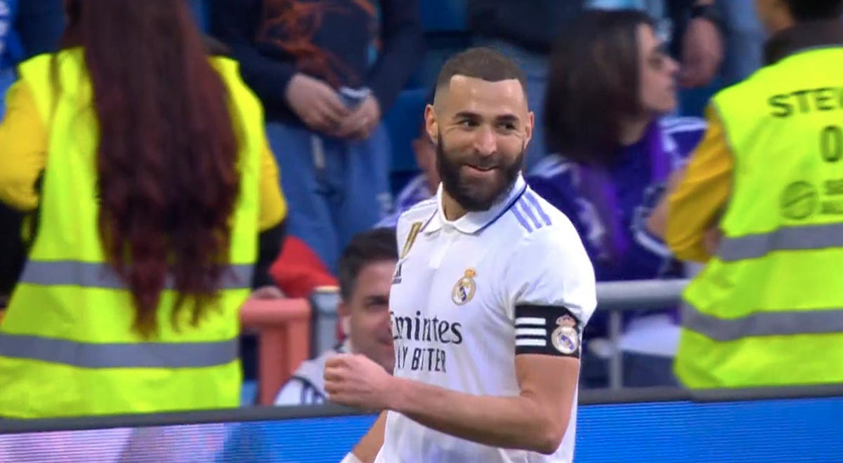¡En solo 6 minutos! Karim Benzema y el hat-trick para el 4-0 de Real Madrid ante Valladolid
