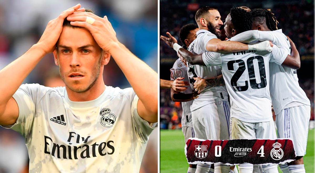 Gareth Bale sorprende a hinchas tras su reacción al 4-0 de Real Madrid sobre Barcelona