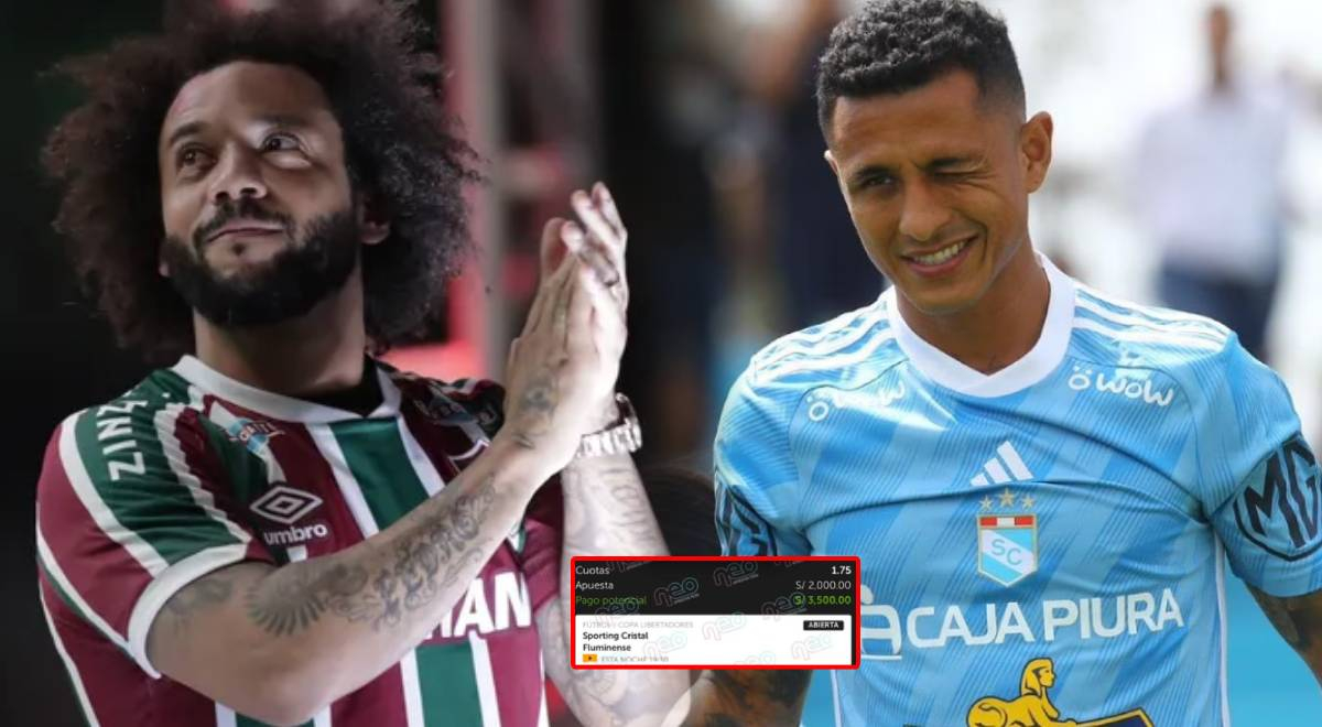 The fan bet 2,000 soles on Cristal vs Fluminense and his bank account could 'burst'.