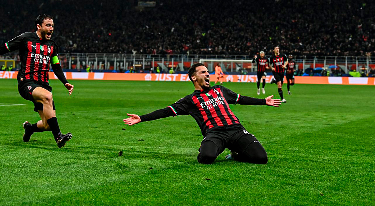 Milan ganó 1-0 a Napoli por la ida de los cuartos de final de Champions League