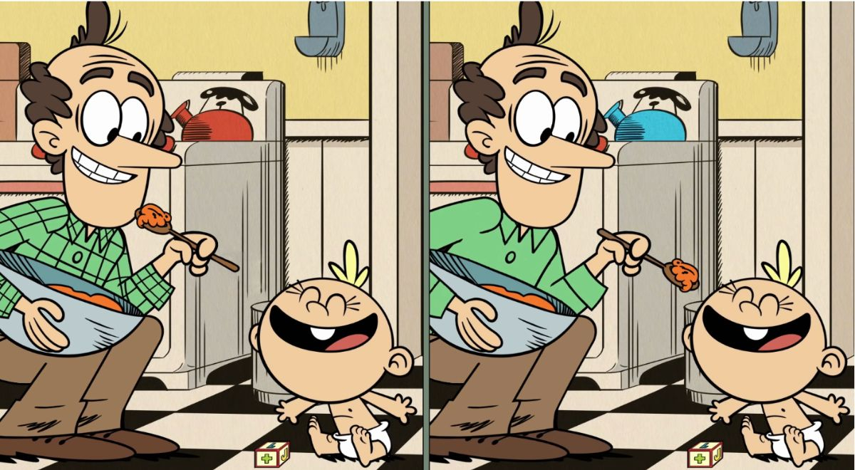 ¿Listo para otro reto de 'Loud House'? Encuentra las 3 diferencias en 2 segundos