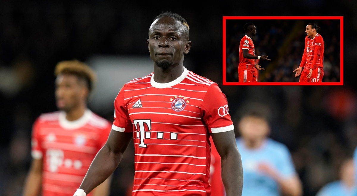 Sadio Mané fue suspendido temporalmente del Bayern Múnich tras el golpe a Leroy Sané