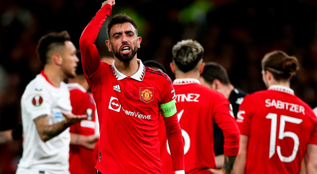Manchester United igualó 2-2 con Sevilla por la Europa League