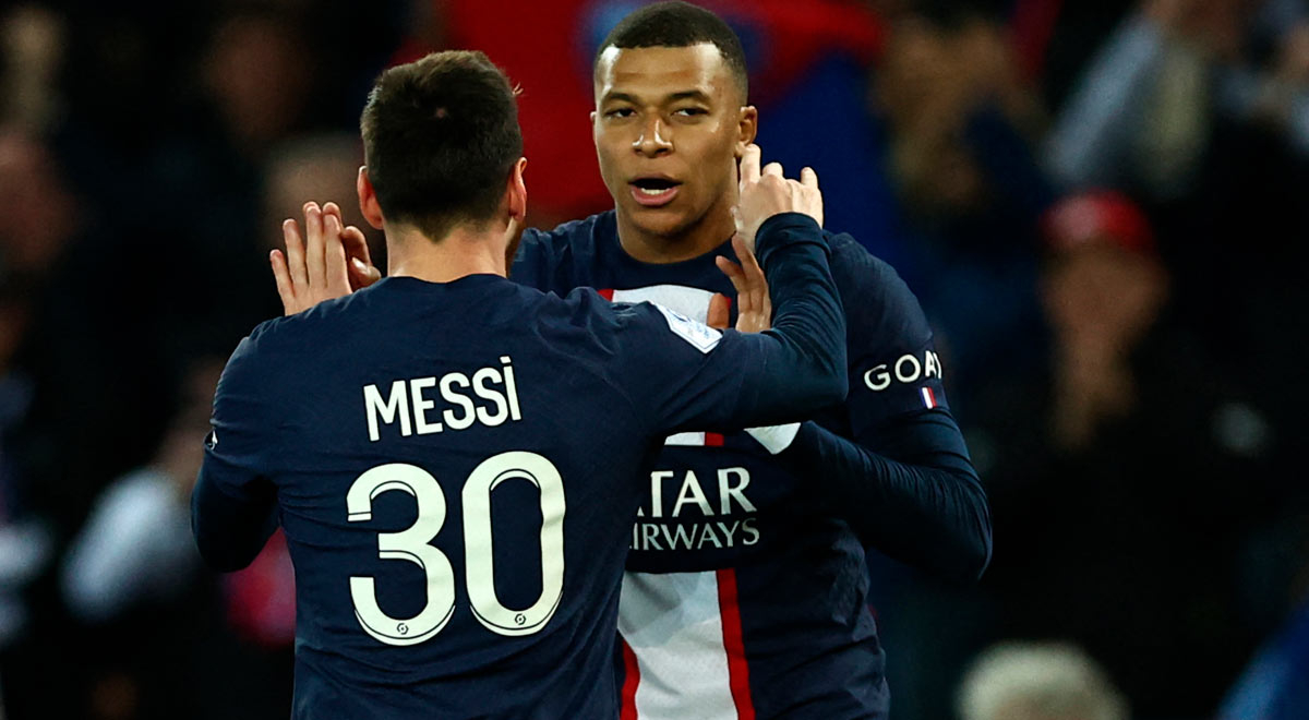 Con goles de Messi y Mbappé, PSG derrotó 3-1 a Lens y se perfila campeón de la Ligue 1