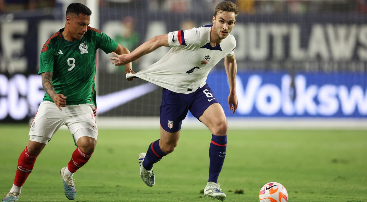 México y Estados Unidos empataron 1 a 1 en un parejo amistoso internacional