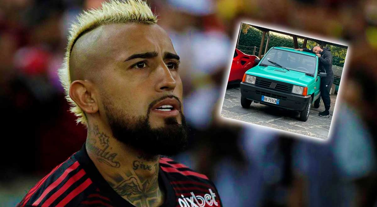 Arturo Vidal decidió abandonar su Ferrari y reemplazarlo con un sencillo auto