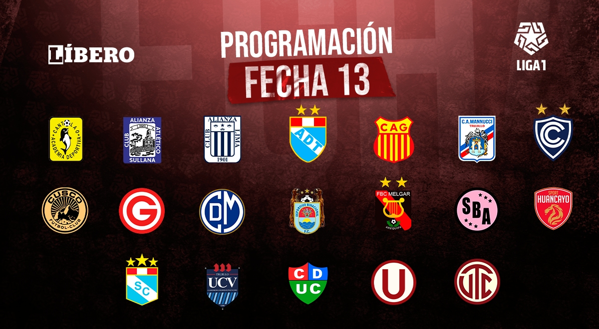 Liga 1 2023: programación y canales de los partidos de la fecha 13 del Torneo Apertura