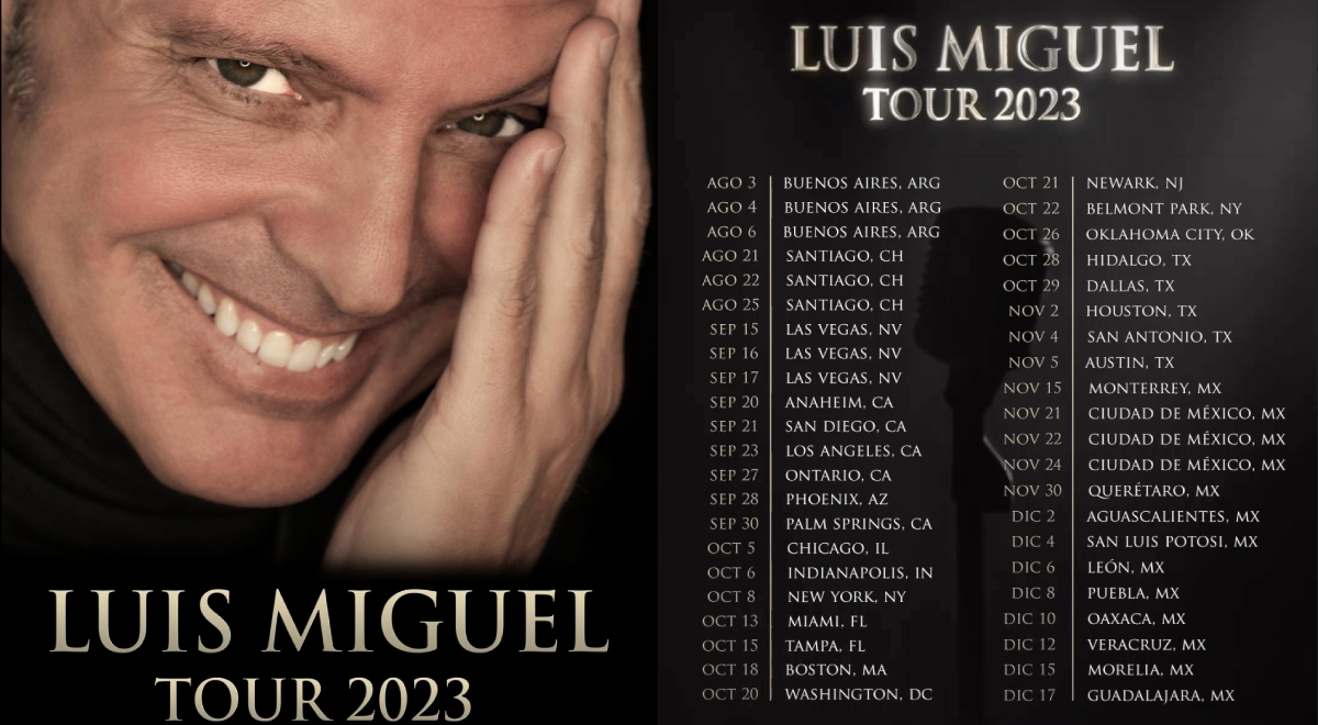 Luis Miguel y su gira en México 2023: fechas, boletos y dónde serán los conciertos