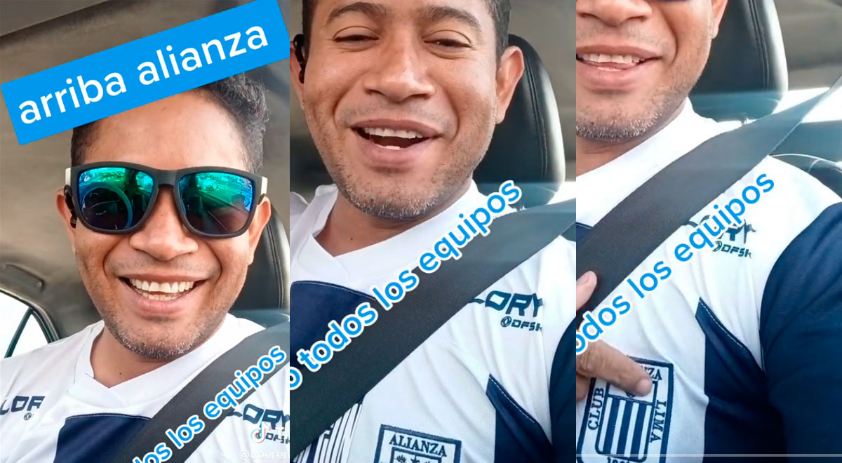 Venezolano luce con orgullo camiseta de Alianza Lima e hinchas íntimos lo elogian