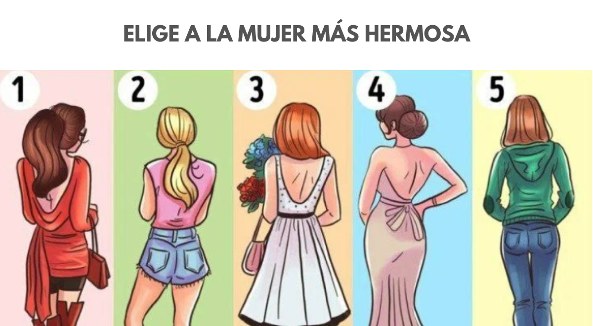 ¿Quién te parece más hermosa? Elige una opción y descubre detalles de tu PERSONALIDAD