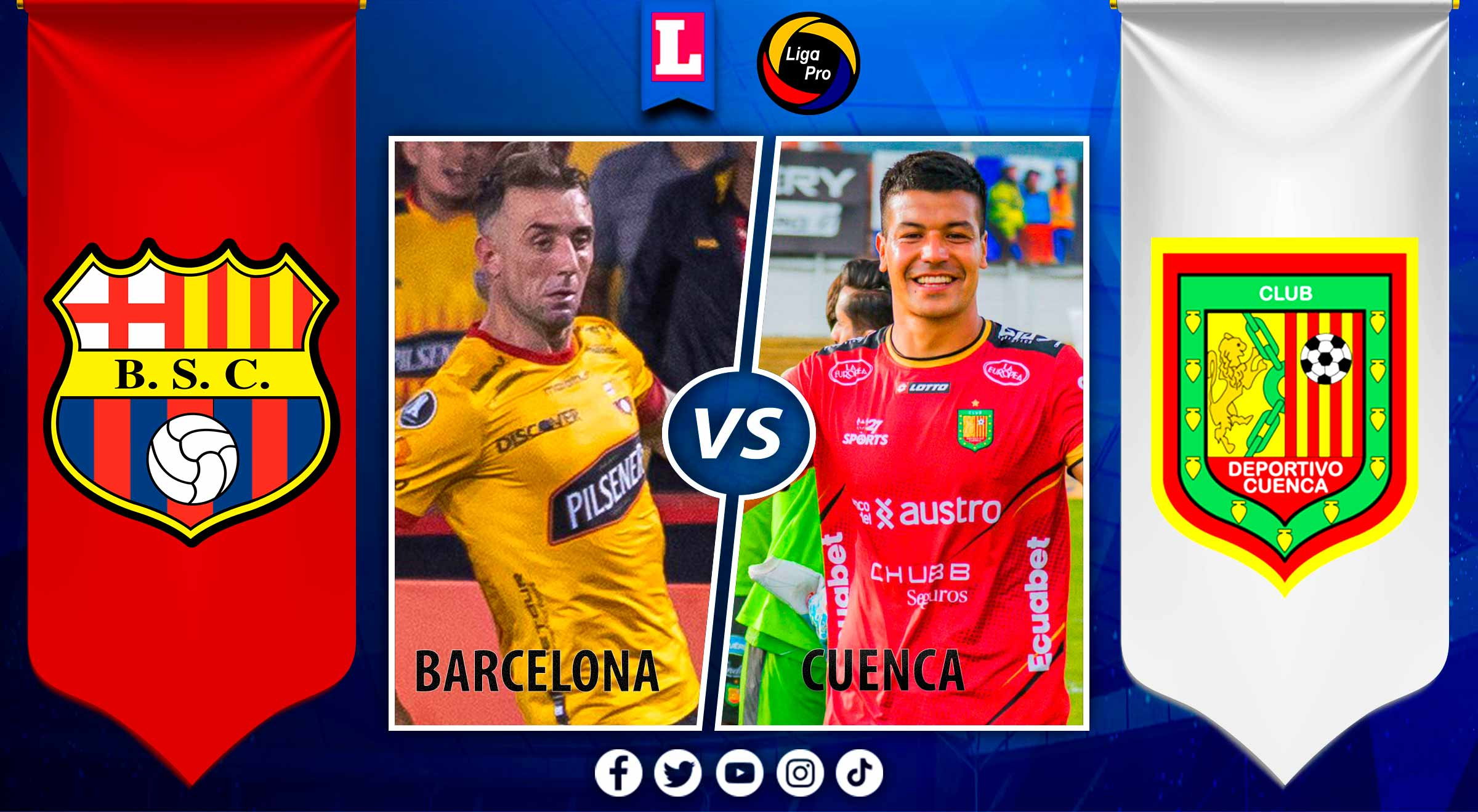 Barcelona SC vs. Deportivo Cuenca EN VIVO ONLINE GRATIS por STAR Plus y GOLTV