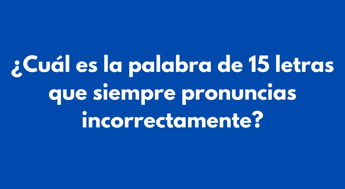 ¿A qué palabra se refiere? Solo un GENIO lo descubre en 6 segundos