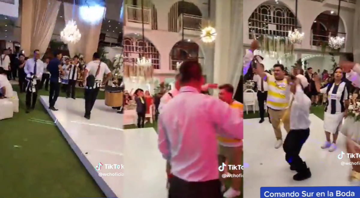 Chacalón Jr. se casó y 'barristas' de Alianza Lima llegan a su boda para dedicarle emotivos cánticos