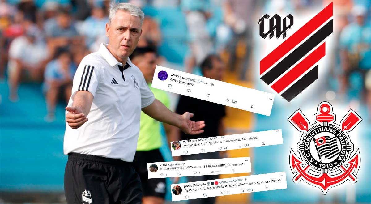 Hinchas de Corinthians y Paranaense quieren a Tiago Nunes tras su renuncia a Cristal