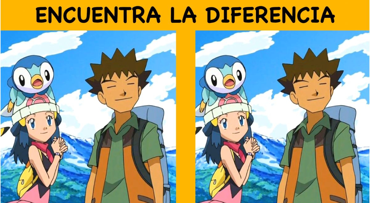 Open your eyes! You have 8 seconds to find the difference between Brock and Dawn.