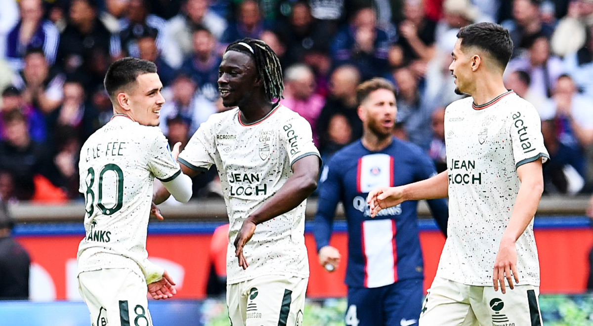 PSG, con Messi y Mbappé, perdió 1-3 con Lorient por la fecha 33 de la Ligue 1