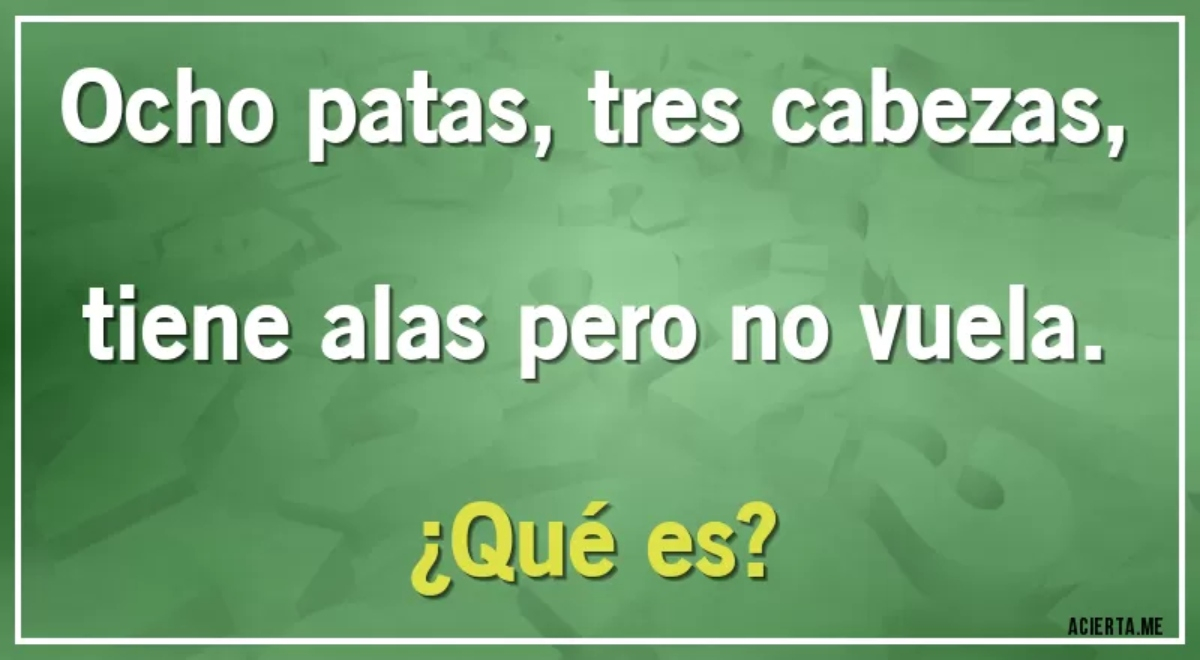 ¿Qué es? Solo los MÁS INTELIGENTES resuelven este COMPLICADO ACERTIJO