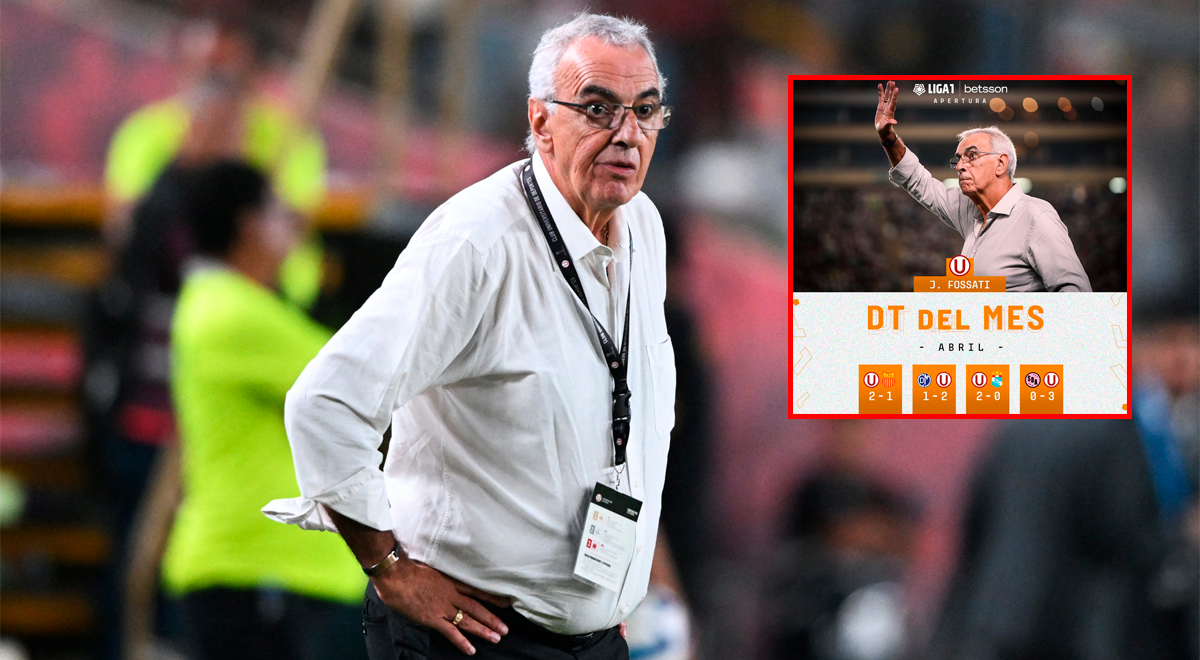 Fossati continues to stand out in Liga 1 and was chosen for the second time as the Coach of the Month.