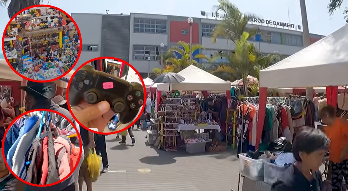Miraflores's flea market, where you can buy clothes from 1 sol: Where is it located?