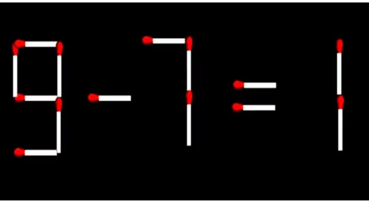 ¿Formarás una ecuación perfecta en 8 segundos? Solo debes mover dos cerillos