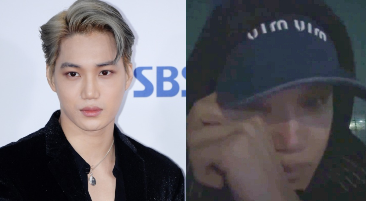 Kai from EXO is called to military service and breaks down in tears during a live stream: 