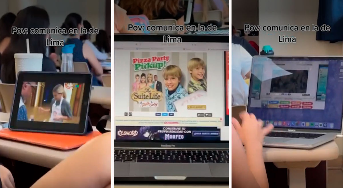 Alumnos de la U de Lima son captados viendo programas a escondidas: 