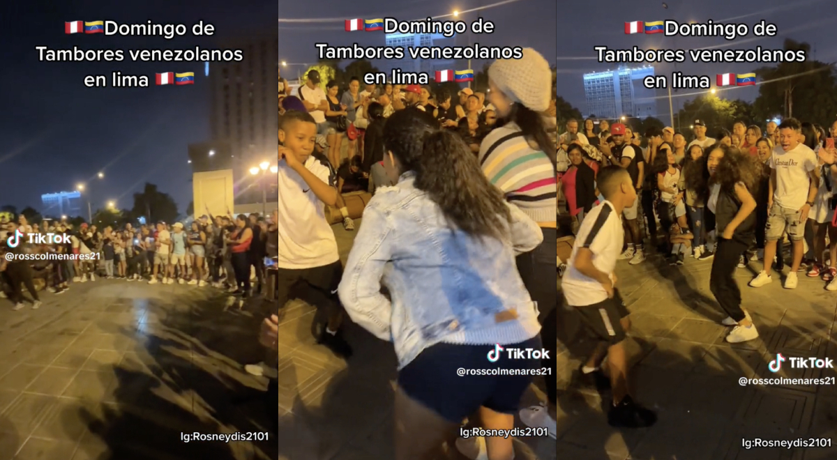 Venezolanos bailan su tradicional danza y peruanos reaccionan: 