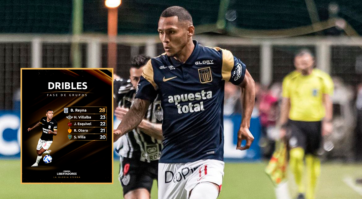 ¡Destaca en la Copa! Bryan Reyna es el futbolista con más dribles de la Libertadores 2023