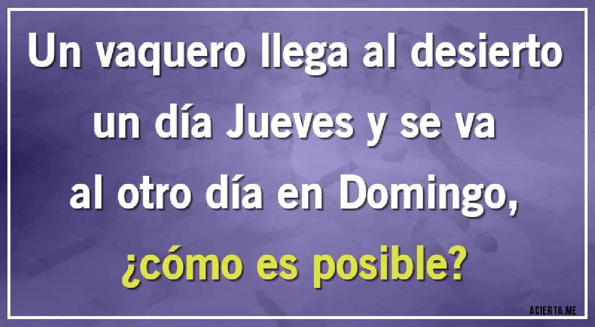 ¿Cómo es posible? Resuelve el curioso ENIGMA EXTREMO y forma parte del 3% de GENIOS