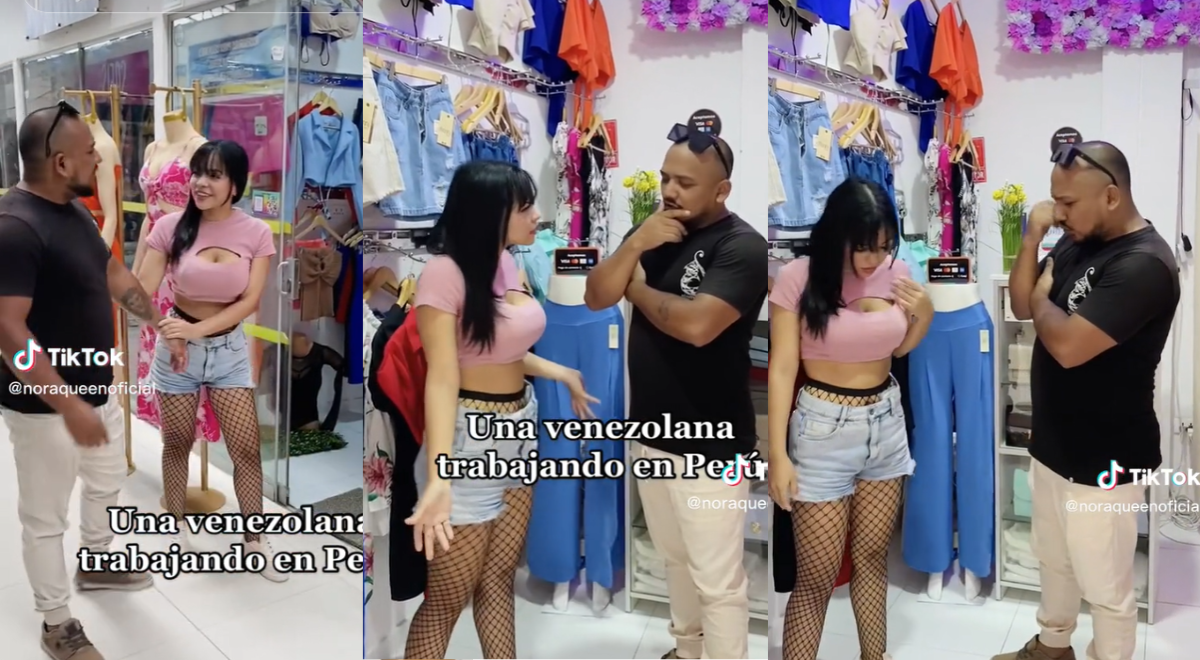 La singular frase que utiliza una venezolana para vender ropa en Gamarra: 