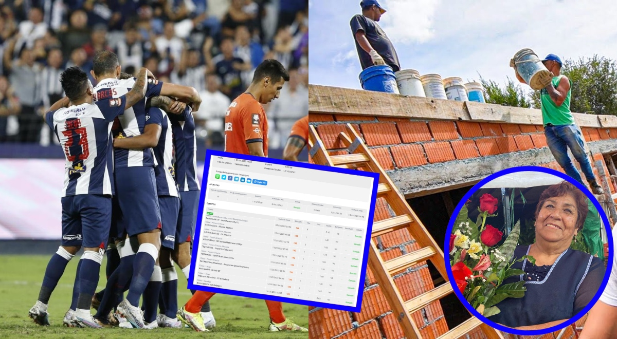 The fan bet 55 soles on Alianza Lima's victory and now will be able to roof his mother's 'little house'.