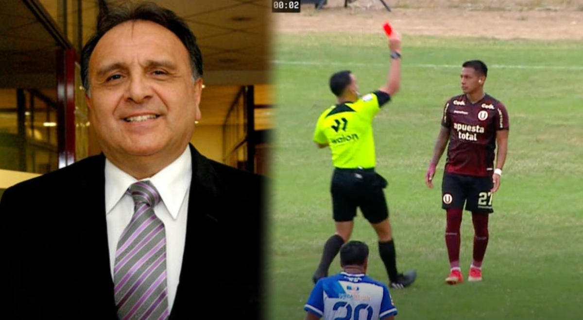 Exárbitro FIFA argentino criticó a Augusto Menéndez por expulsar a Nelson Cabanillas