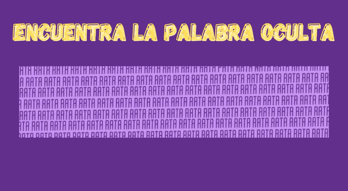 Solo un GENIO hallará la palabra oculta en 5 segundos en esta PRUEBA para MENTES AUDACES