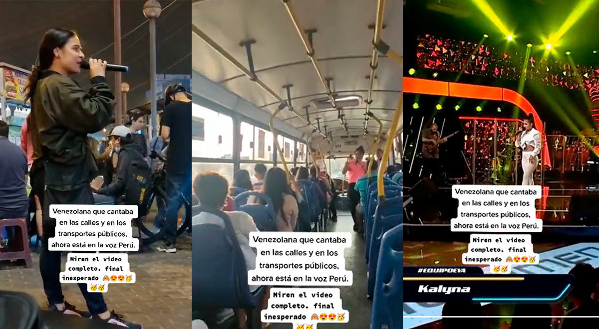 TikTok: Muchacha venezolana que cantaba en las calles sorprende en la voz Perú