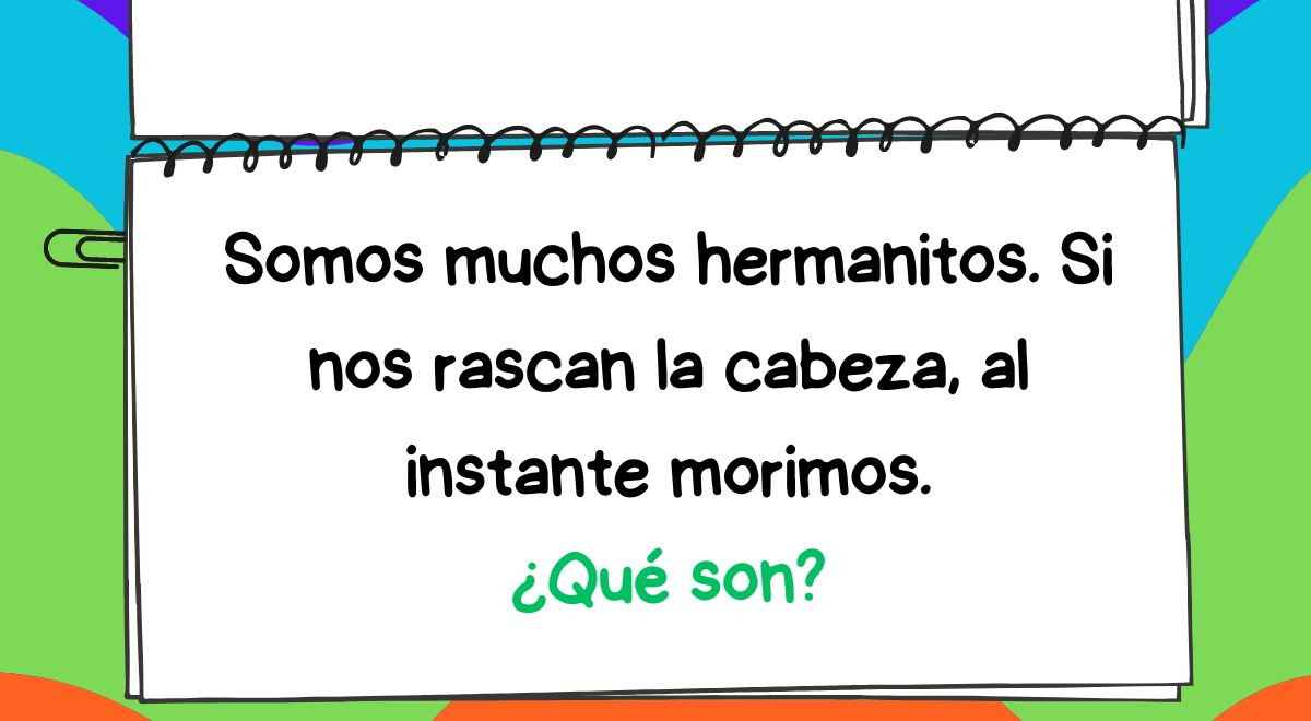 ¿Qué son? Responde la ADIVINANZA en 5 segundos y conságrate como un EXPERTO