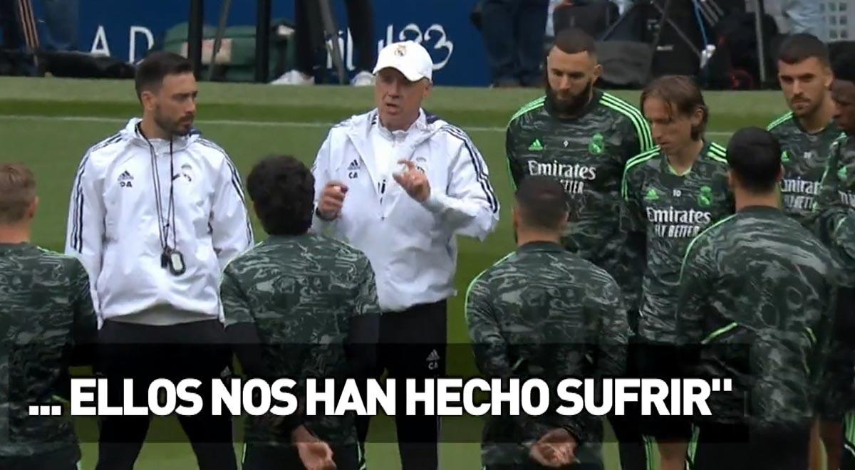 Se filtró charla de Ancelotti a jugadores de Real Madrid previo al partido ante City 