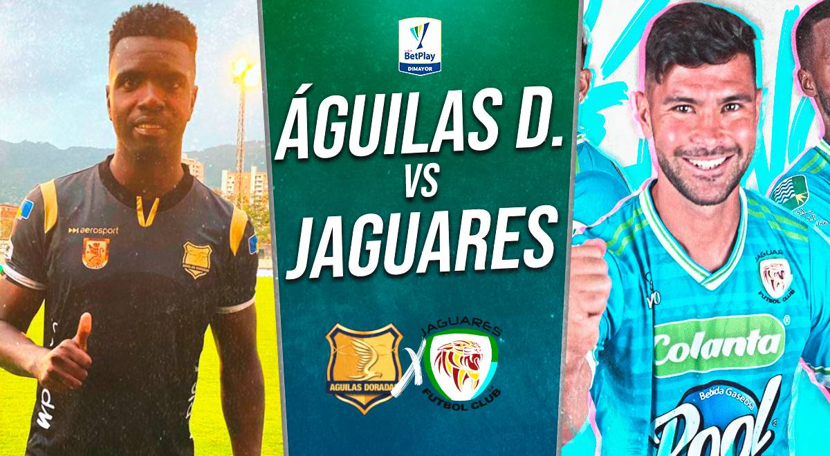 Águilas Doradas vs. Jaguares EN VIVO por Liga BetPlay: horario y canal de TV