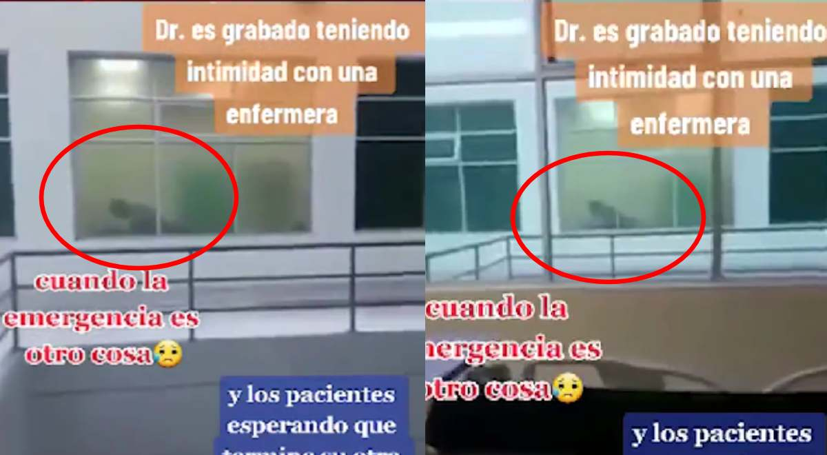 Captan a doctor peruano teniendo intimidad con enfermera en 'sala de emergencia' 