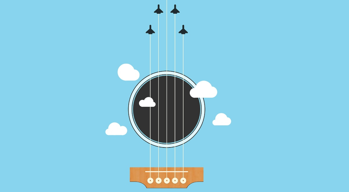 ¿Una guitarra o aviones? Lo primero que veas revelará si dependes de tu relación amorosa