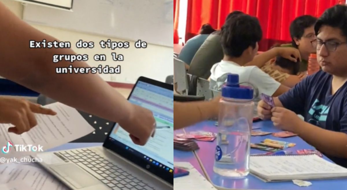 Son captados jugando cartas en clases y reciben críticas en redes: 