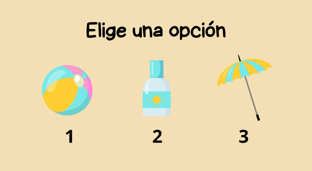 ¿Qué no puede faltar cuando vas a la playa? Lee qué dice tu elección sobre ti