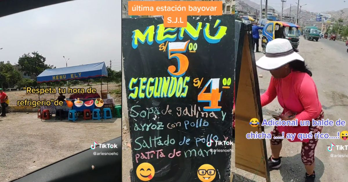 Negocio en SJL remece TikTok por vender menú a S/5: 