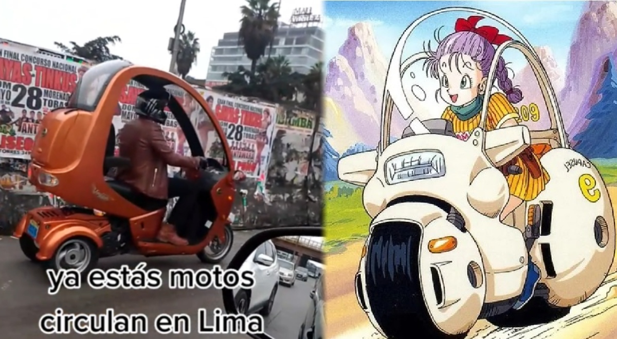 Captan moto del futuro como la de 'Bulma' y usuarios reaccionan: 