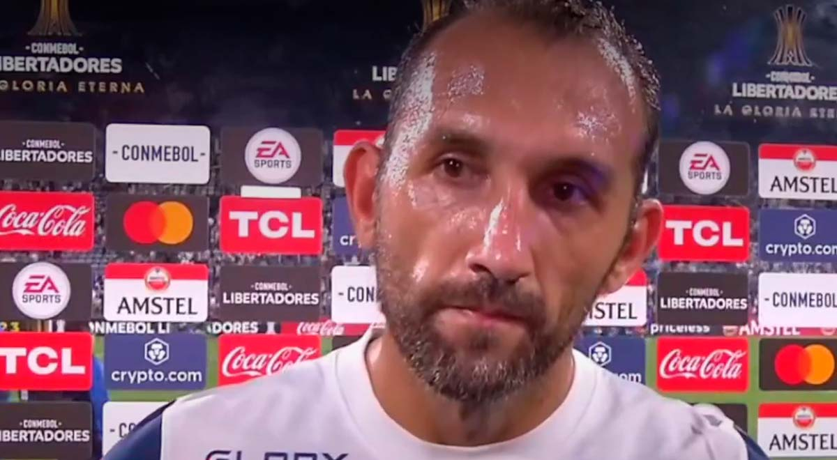 Hernán Barcos left a strong message after Alianza's defeat against Libertad: 
