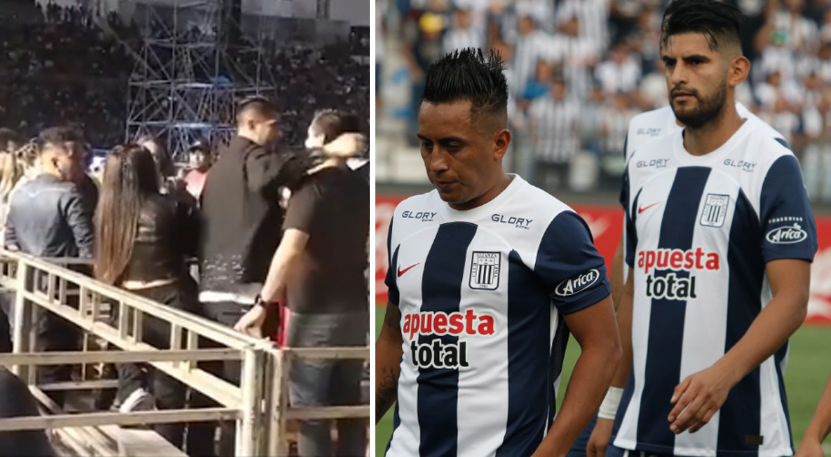 Zambrano y Cueva fueron captados en concierto previo al partido con Libertad 