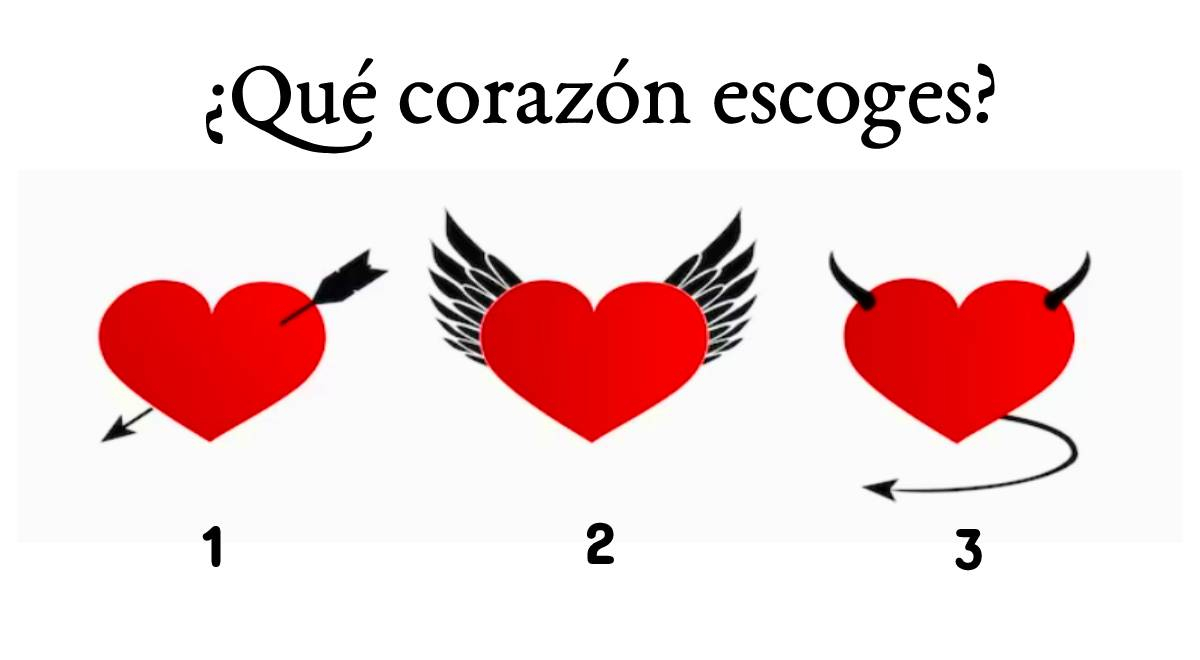 ¿Sufrirás por amor? Escoge un corazón del test de personalidad y lo descubrirás