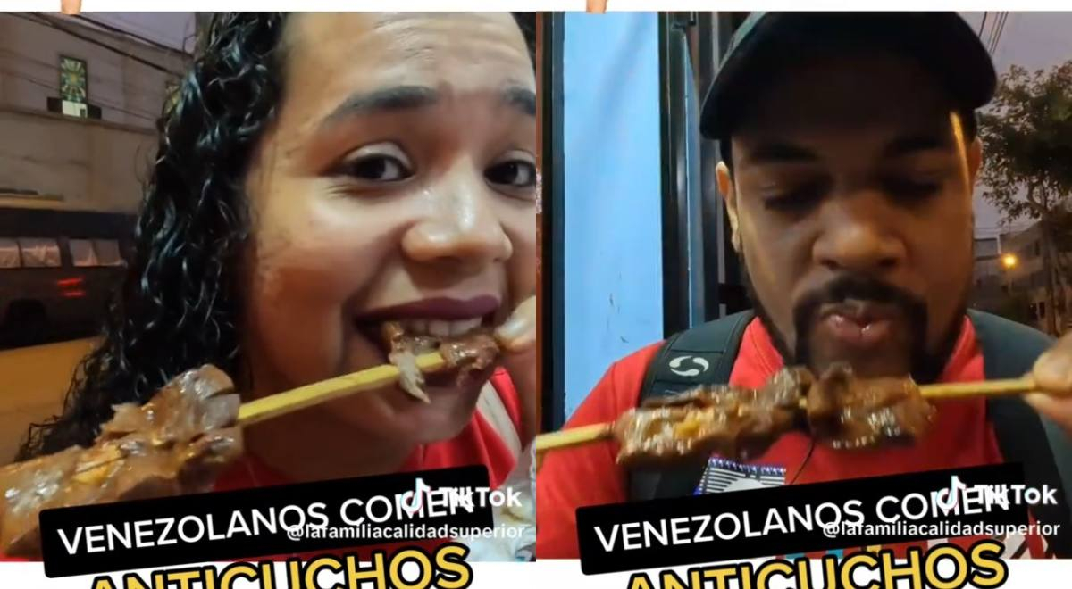 Familia venezolana va a comer anticuchos y al enterarse que es corazón de vaca su reacción es viral